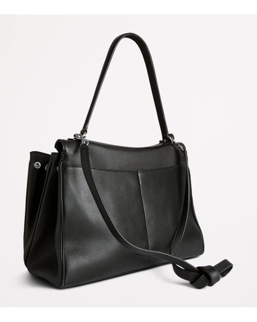 Balenciaga Medium Calfskin Rodeo Shoulder Bag in Black | Lyst UK