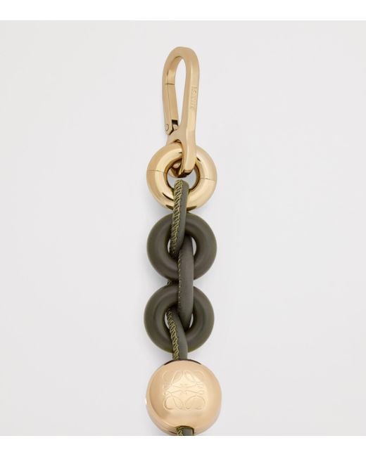 Loewe Metallic Leather Tonal Donut Bag Strap