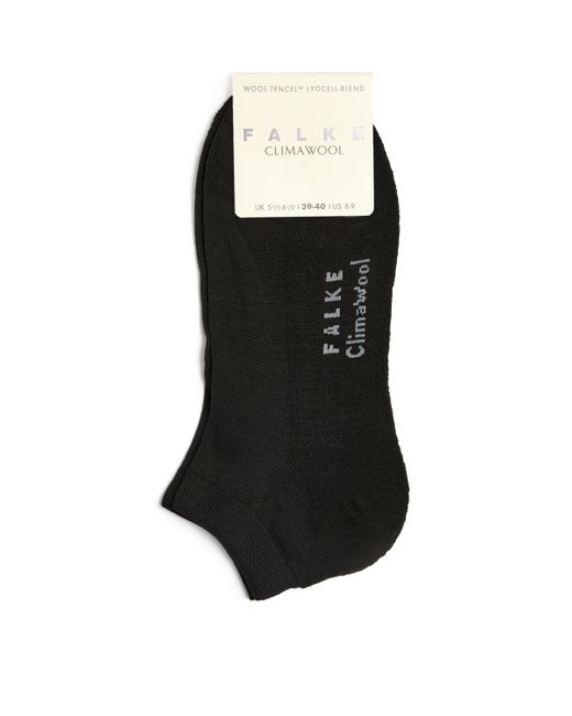 Falke Black Climawool Socks