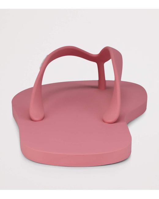 Christian Louboutin Pink The Summer Flat Rubber Sandals for men