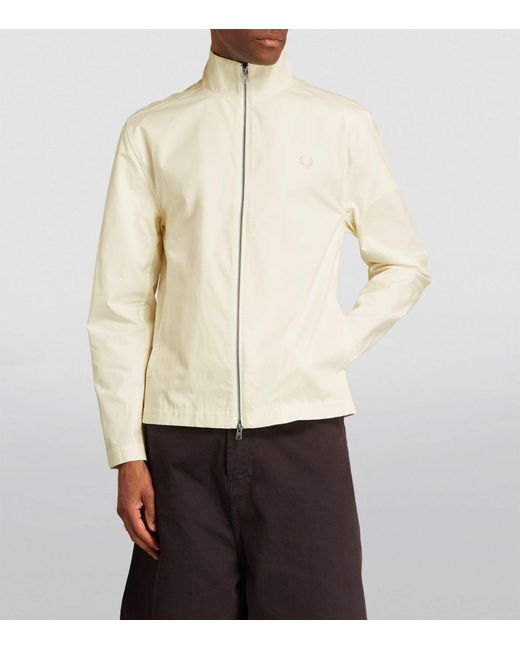 Fred Perry Natural Cotton Ripstop Track Jacket for men