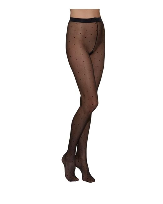 Falke Purple Dot 15 Tights