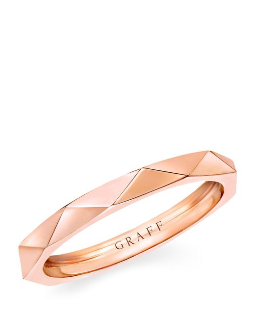 Graff Pink Rose Gold Laurence Signature Band (2.3mm)