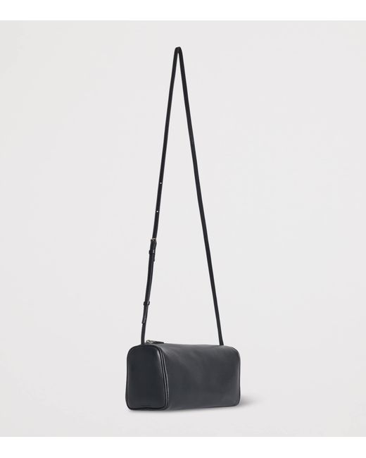 The Row White 90S Leather Cross-Body Bag