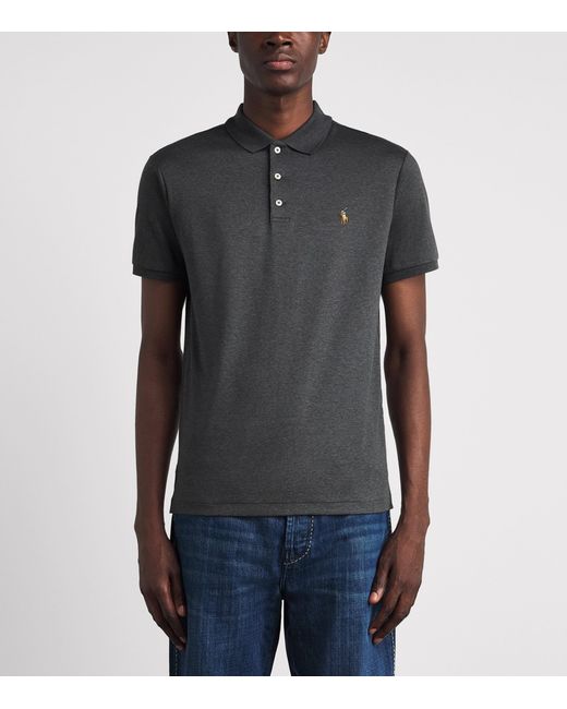 Polo Ralph Lauren Black Cotton Classic-Fit Polo Shirt for men