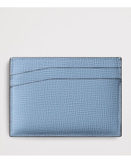 Cartier Blue Leather Losange Card Holder for men