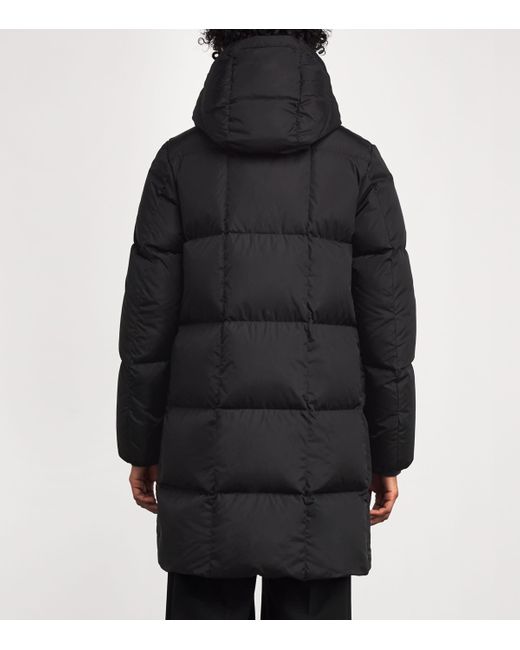 Moncler Black Down Litte Long Coat