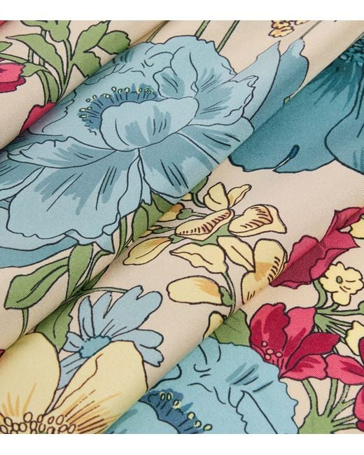 Weekend by Maxmara Natural Silk Floral Scarf