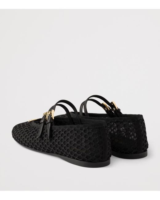 Prada Black Ballet Flats