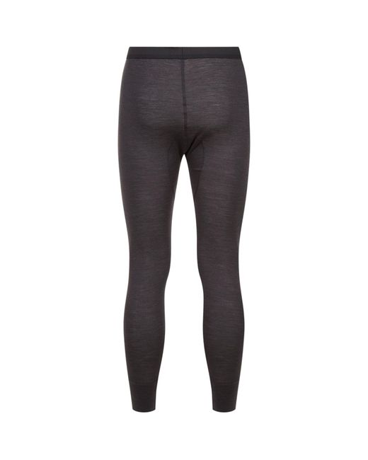 Zimmerli of Switzerland Gray Wool And Silk Long Johns for men