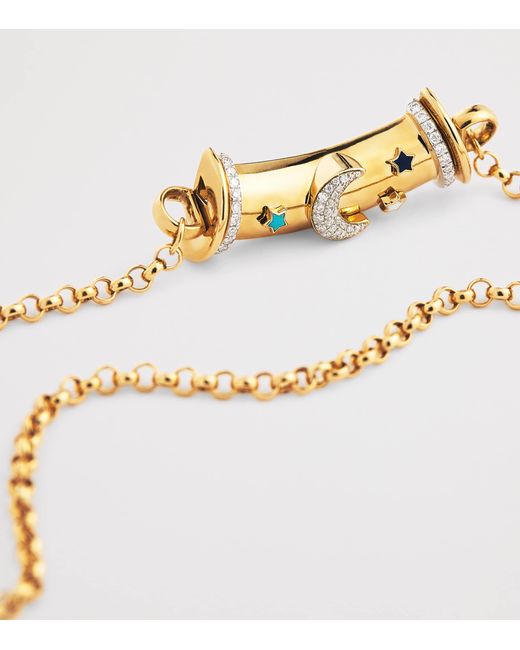 L'Atelier Nawbar Metallic And Diamond Lot N*91 Warrior Necklace