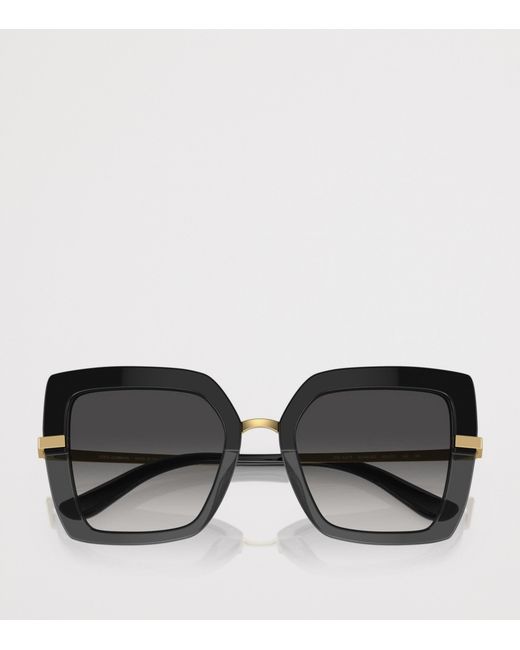 Dolce & Gabbana Brown Square Sunglasses