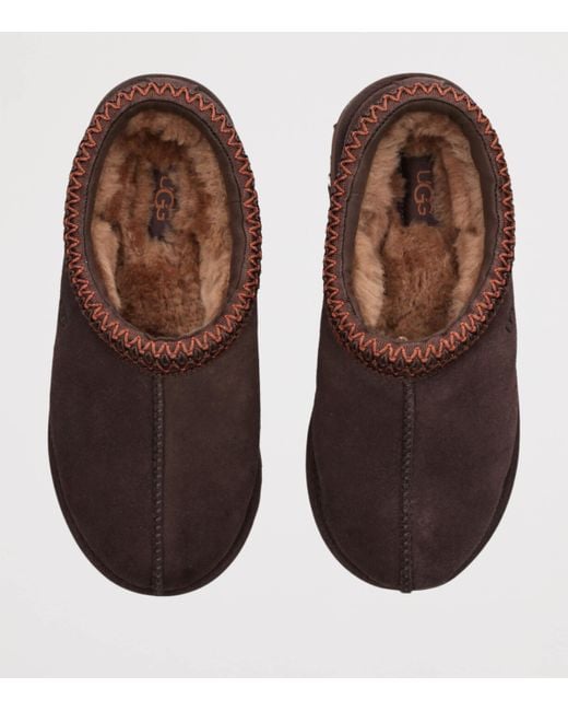 Ugg Brown Suede Tasman Ii Slippers