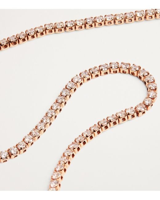 SHAY Metallic And Diamond Threads Tennis Choker