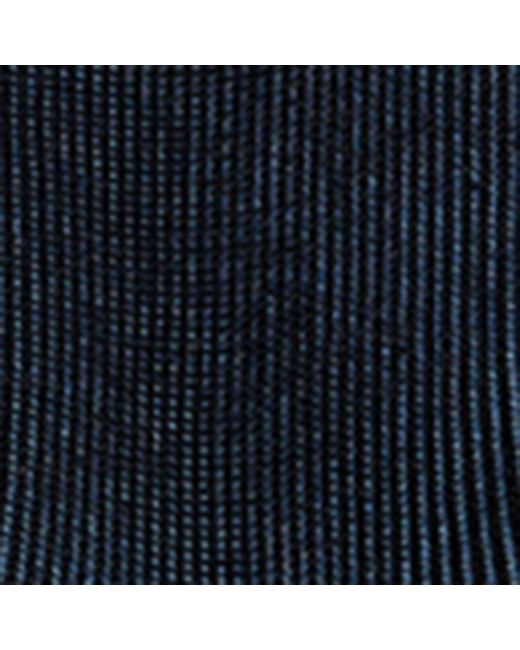 Falke Blue Fine Shadow Socks for men