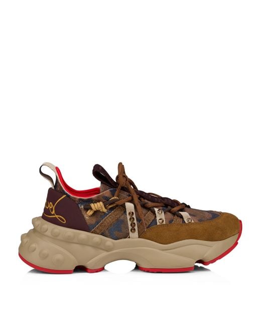 Christian Louboutin Brown Trailnrun Sneakers