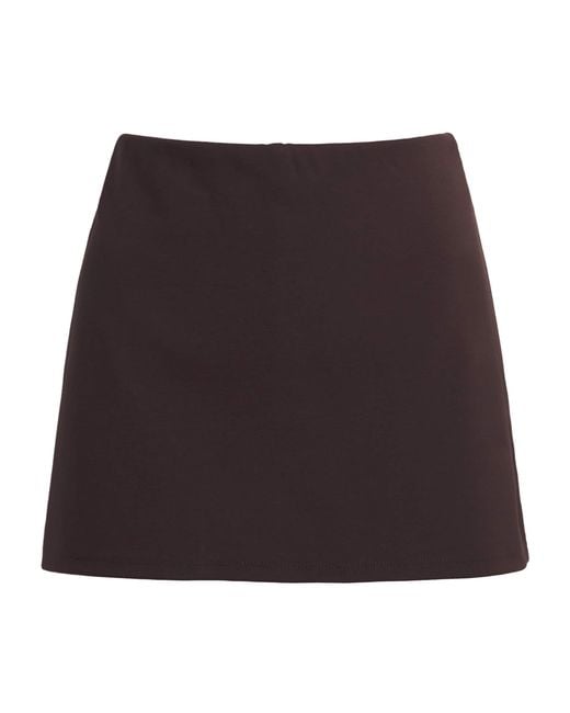 Skims Brown Jersey Mini Skort