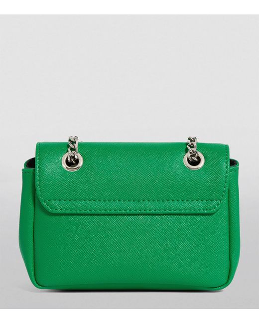 Vivienne Westwood Mini Vegan Leather Cross-body Bag in Green | Lyst