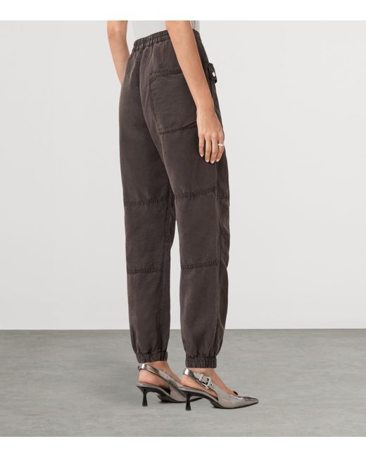 AllSaints Brown Val Cargo Trousers