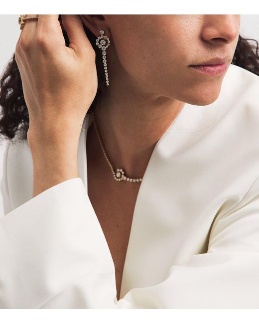 Sophie Bille Brahe Natural And Diamond Escargot De Rêve Earrings