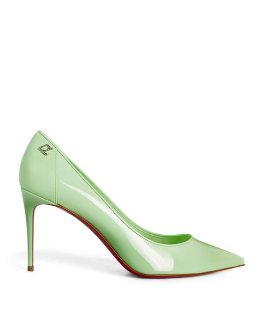 Christian Louboutin Green Sporty Kate Patent Leather Pumps 85