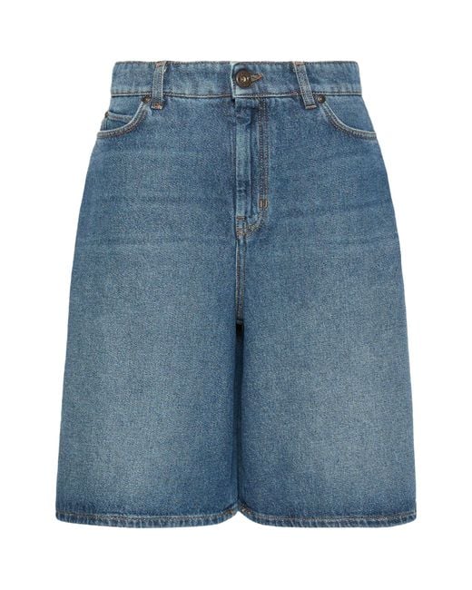 Weekend by Maxmara Blue Denim Shorts