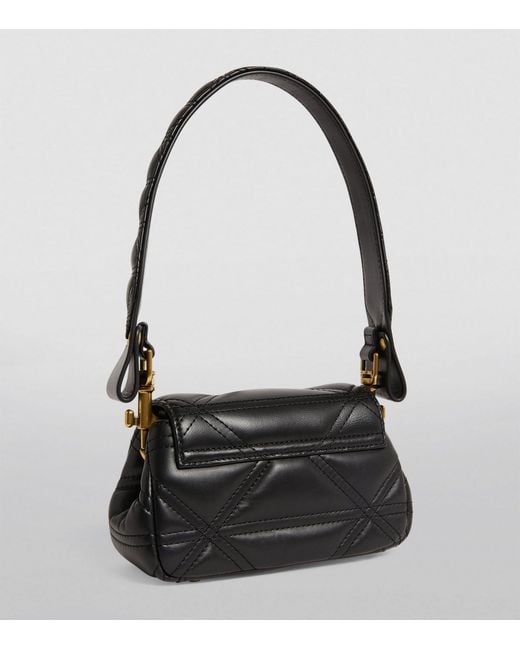 Vivienne Westwood Black Small Leather Hazel Shoulder Bag