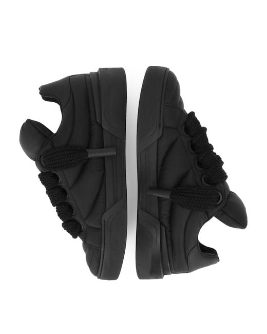 Dolce & Gabbana Black Padded New Roma Sneakers for men