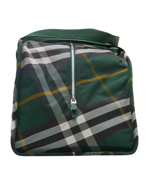 Burberry Green Medium Shield Duffle Bag for men