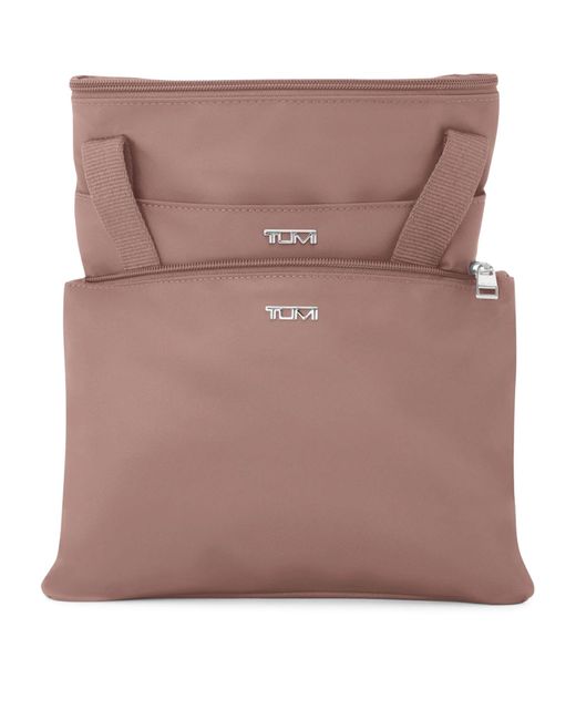 Tumi Brown Voyageur Just In Case Foldable Tote Bag