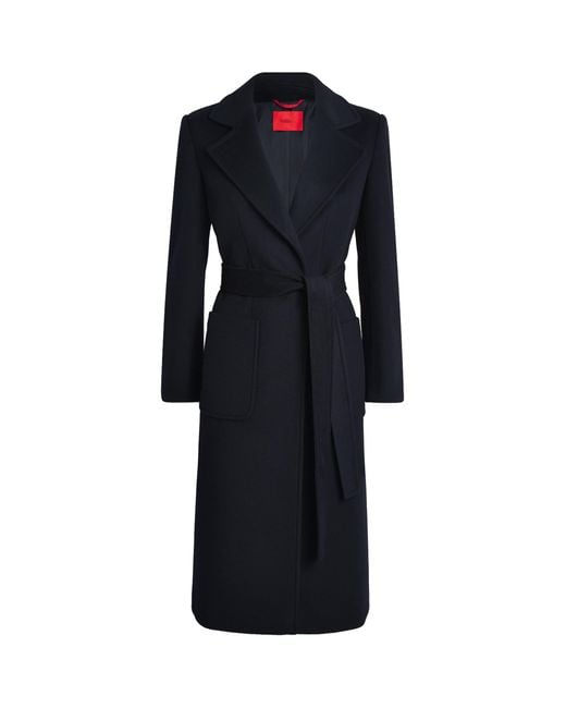 MAX&Co. Black Wool Runaway Coat