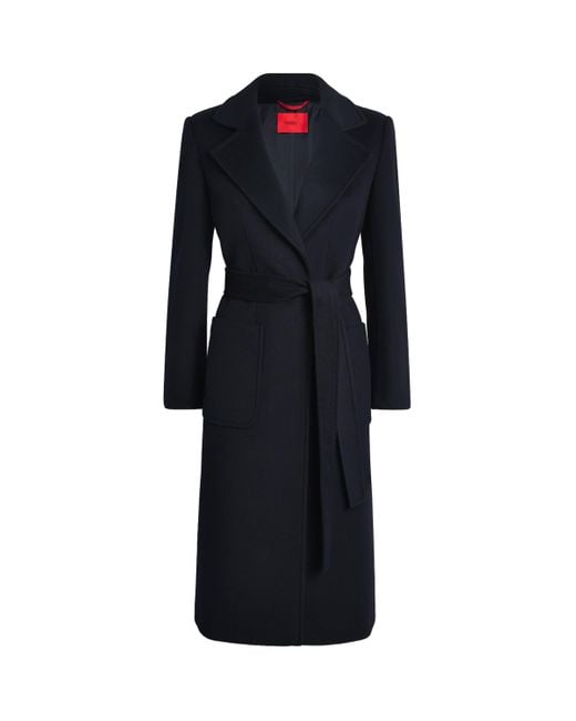 MAX&Co. Black Wool Runaway Coat