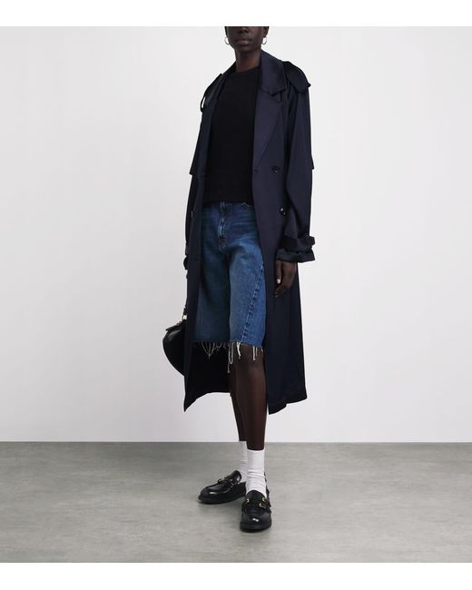 Sandro Black Leather Buckled Loafers