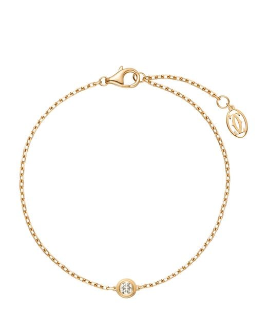 Cartier Metallic Medium And Diamond D'Amour Bracelet