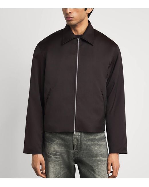 Our Legacy Black Virgin Wool Zip-Up Jacket for men
