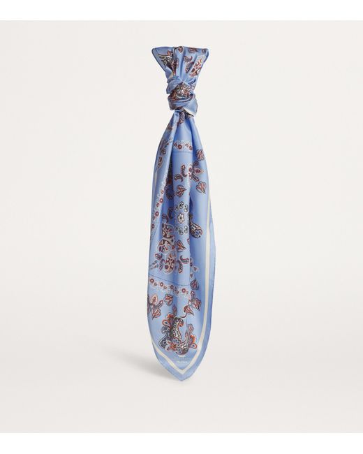 Weekend by Maxmara Silk Paisley Stole Scarf in Blue Lyst UK