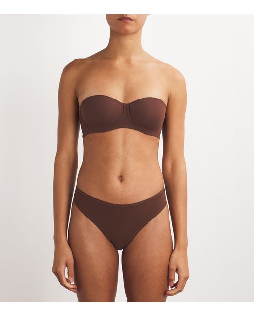 Skims Brown Fits Everybody Strapless Bra
