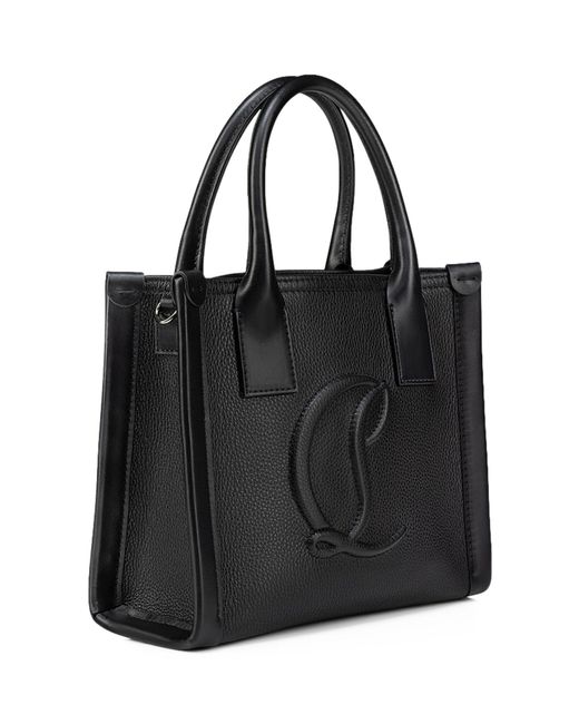 Christian Louboutin Black By My Side Small Mini Tote Bag