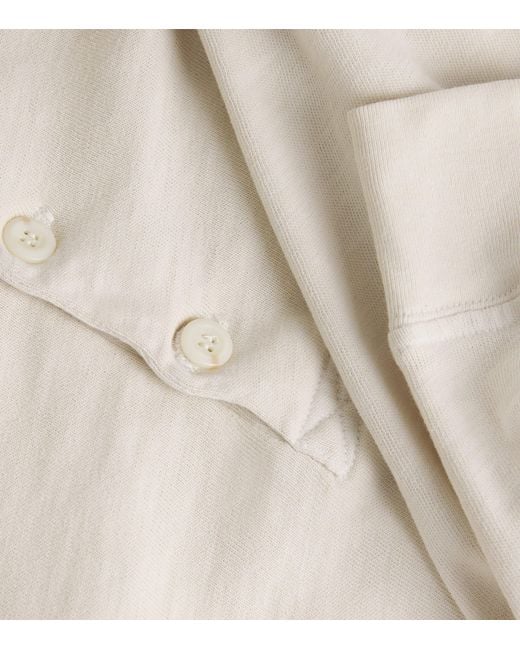 Citizens of Humanity White Cotton Henley T-Shirt for men