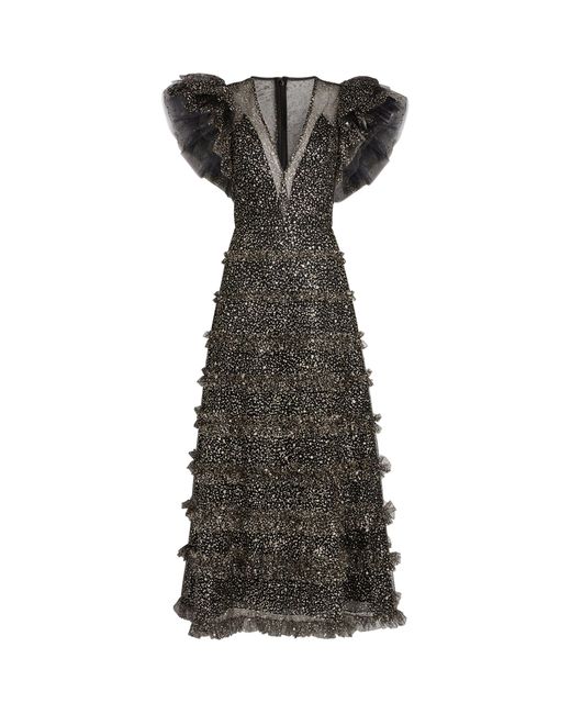 costarellos black gown