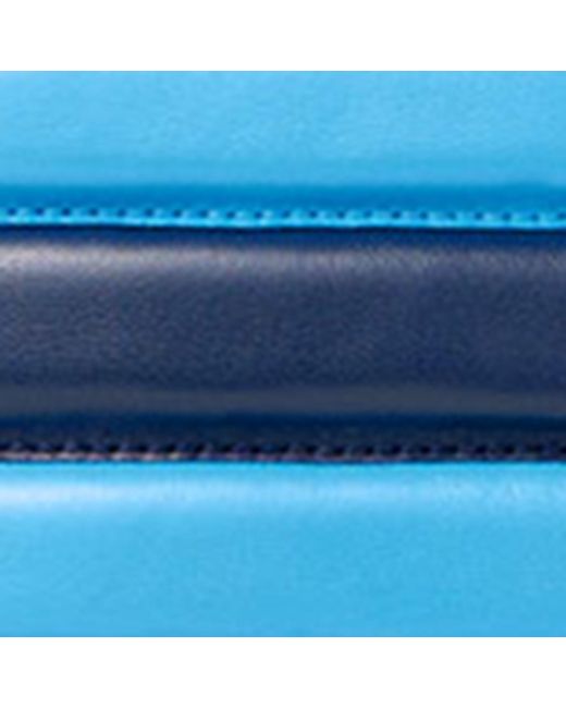 Jimmy Choo Blue Leather Avenue Slim Shoulder Bag