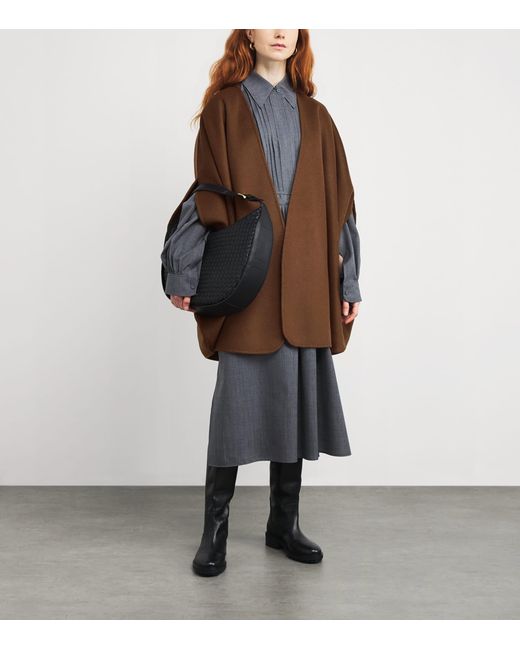 Wolk Morais Brown Cashmere Circle Jacket