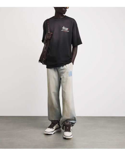 Amiri Black Cotton Studio T-Shirt for men