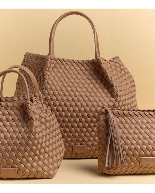 Harrods Brown Neoprene Woven Pouch for men