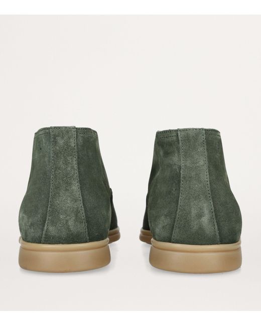 Harry's Of London Green Suede Tower Boots for men