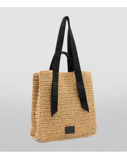 AllSaints Metallic Paper-Leather Lullah Tote Bag