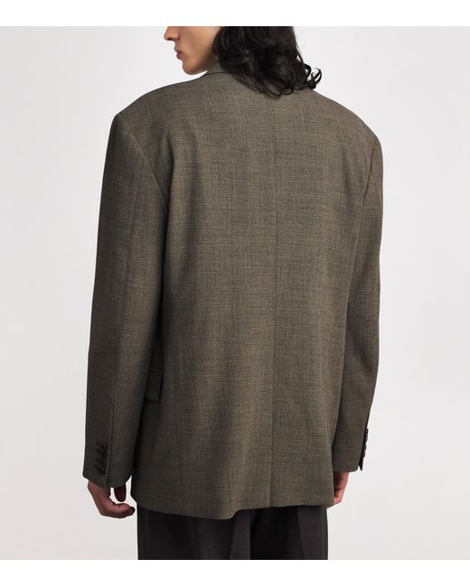 The Row Green Poe Wool Blazer for men