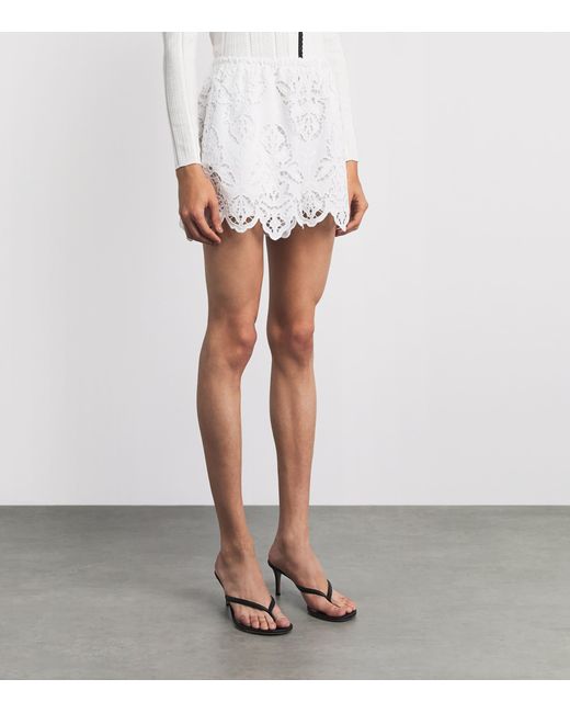 Toccin White Cotton Broderie Anglaise Pavlina Shorts