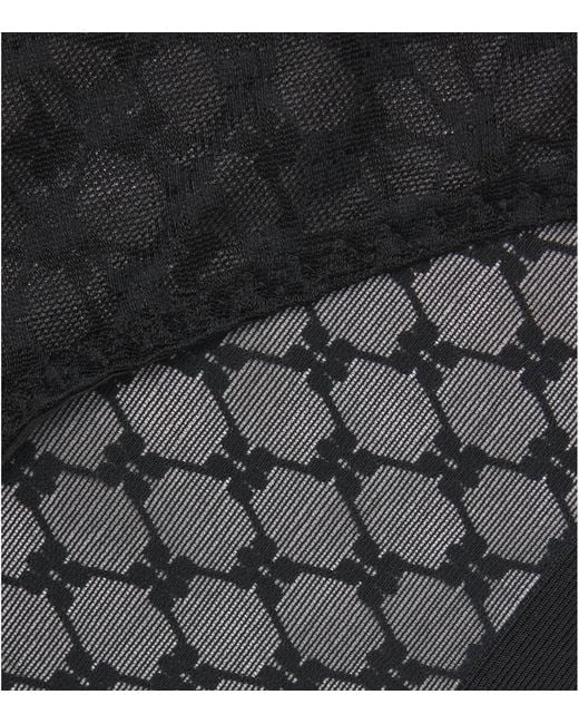 Simone Perele Gray Lace Plume Control Briefs