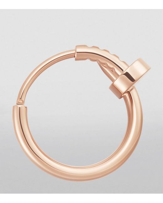 Cartier White Juste Un Clou Single Hoop Earring